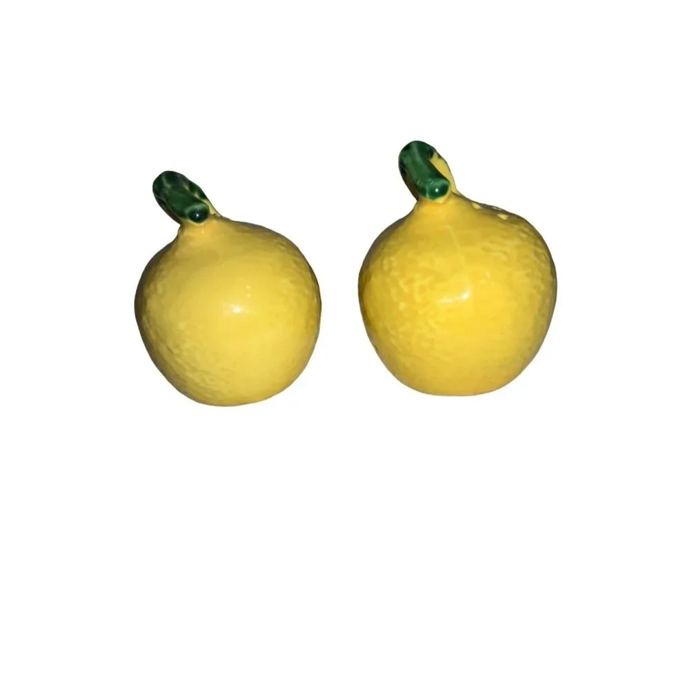 Lemon Salt & Pepper Shaker Set- Japan Vintage